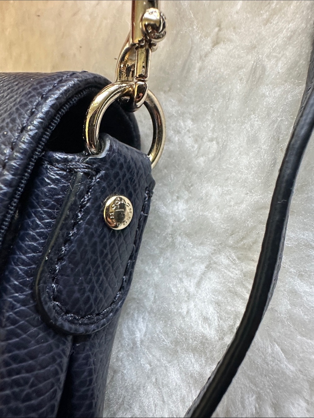 Coach Mini Ruby Crossbody Bag Navy Blue - Picture 4 of 13